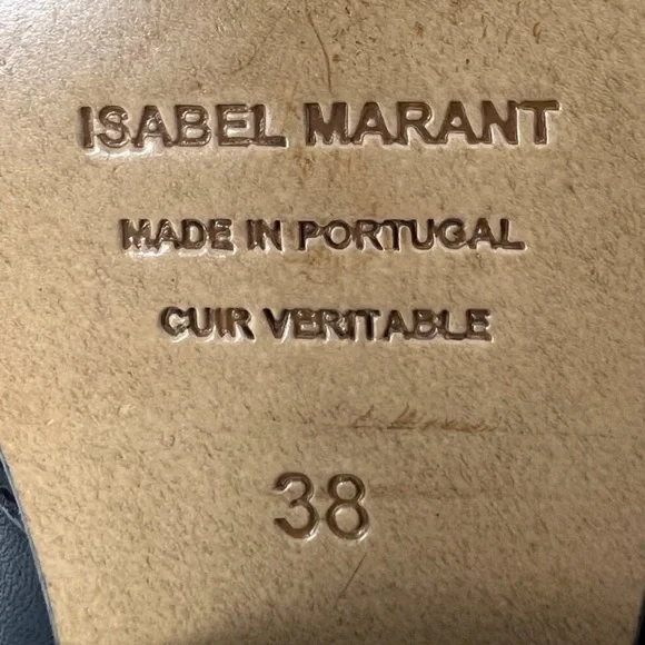 Isabel Marant Dawyna Black Leather Silver Studded Western Pointed Ankle Boots. - Picture 6 of 8